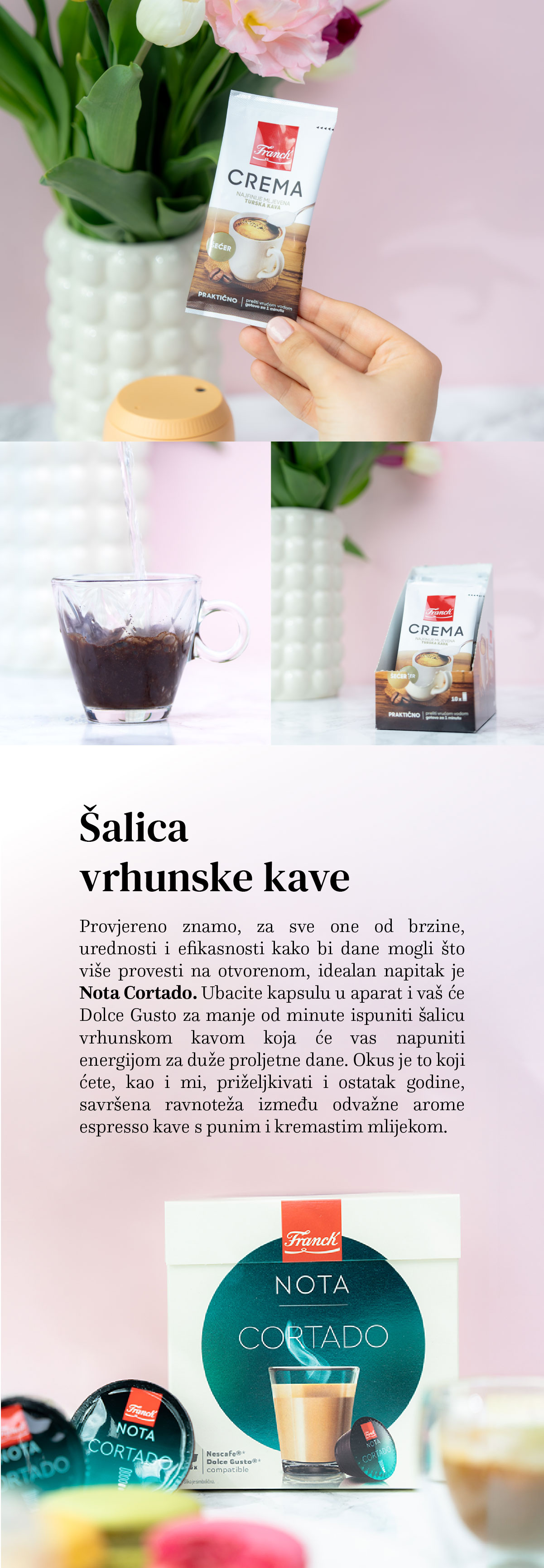 Franck Nota Cortado — šalica vrhunske kave