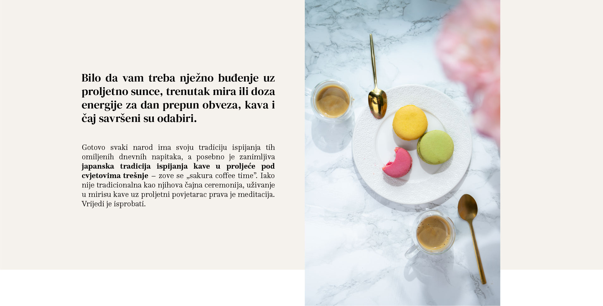 Sakura coffee time — japanska tradicija ispijanja kave u proljeće